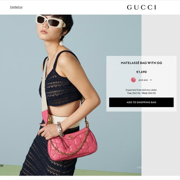 Gucci Matelassé with GG Shoulder Bag - Picture 8 of 16